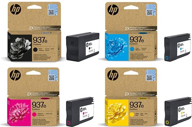 HP OfficeJet Pro 9135e Printer Ink Cartridges Multipack - Multicolor