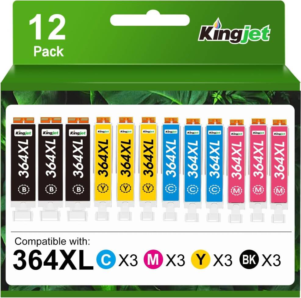 364XL Ink Cartridges 12 Pack Replacement Multipack