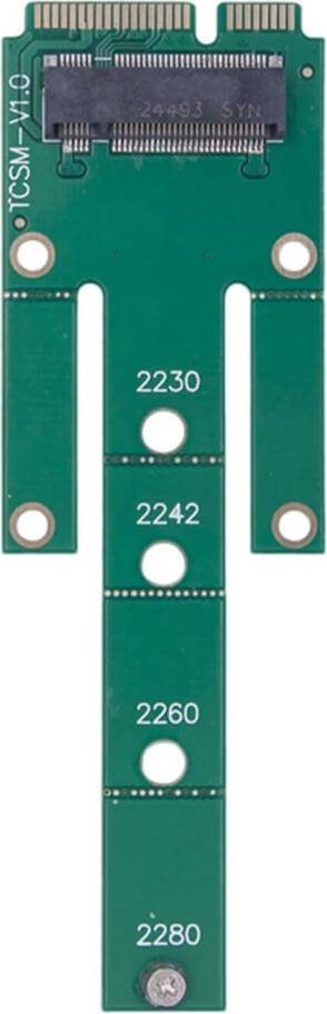 M.2 SSD To MSATA Converter Adapter Card