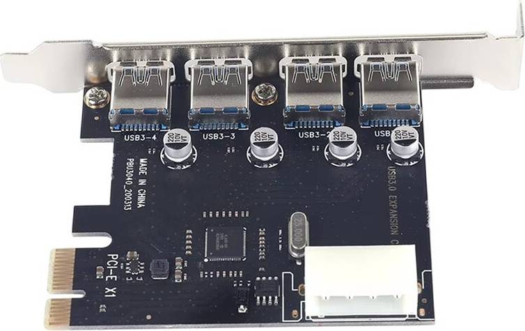 Kepptory PCIe Riser Expansion Card 4 PCI