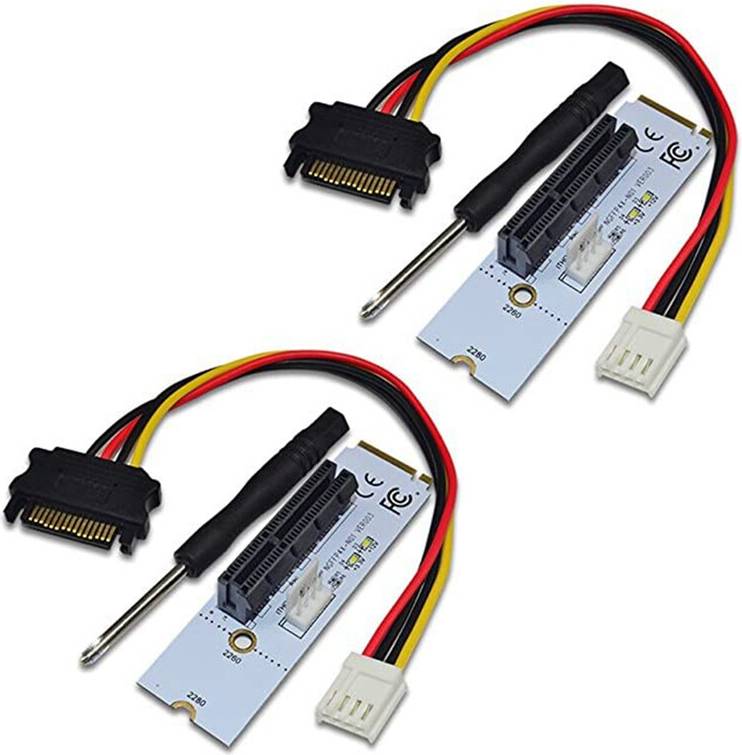 Spactz M.2 to PCI-E 4X Riser Card Adapter