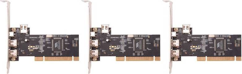 Firewire card 3X 3 Port IEEE 1394 Firewire Card