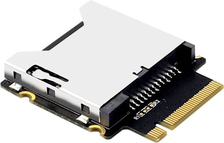 Saudism Reader High Speed SSD Riser Board Type A to M 2 NVMe Adapter