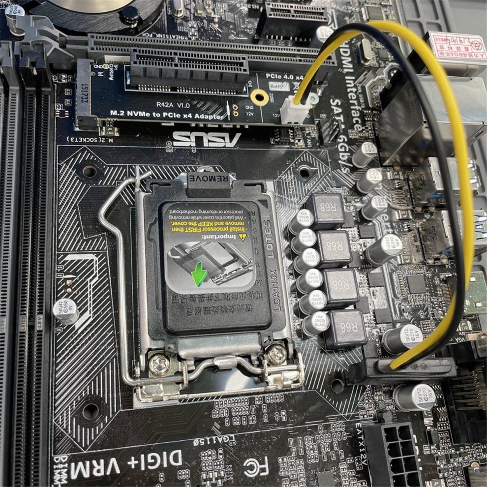M2 NVMe Key-M to PCI-E 4.0 Riser Card Adapter