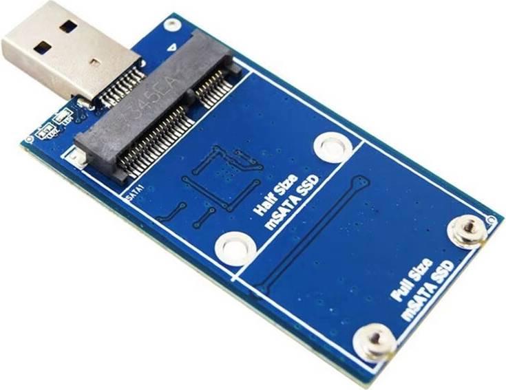 PCI-E MSATA USB 3.0 SSD Converter Module
