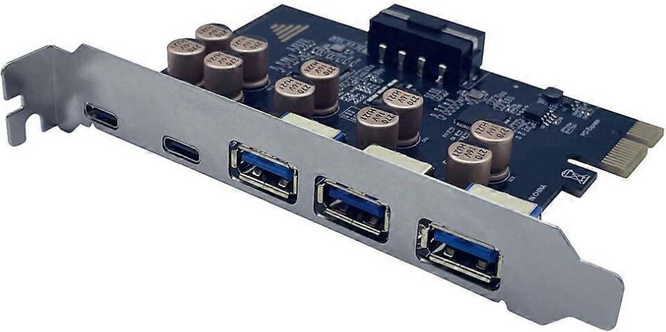 PCIe 1X USB3.2 Expansion Card Adapter