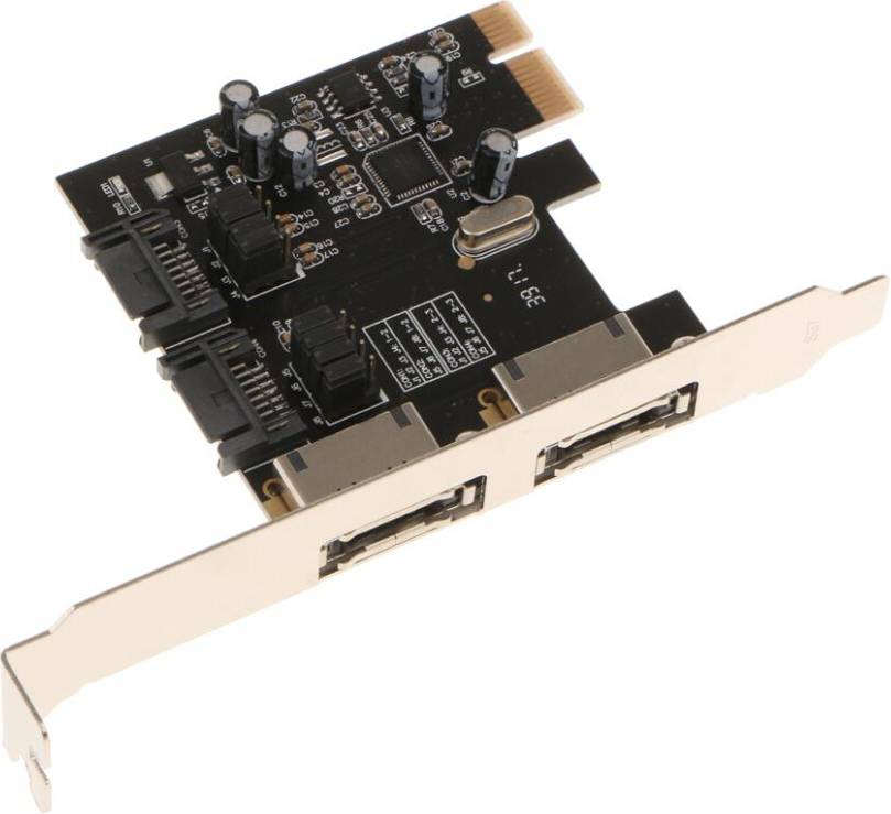Sata gbps 6 2 Port PCI Express SATA Controller Expansion Card