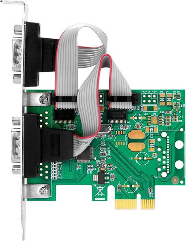 PCI-E To Dual Serial Combo Card