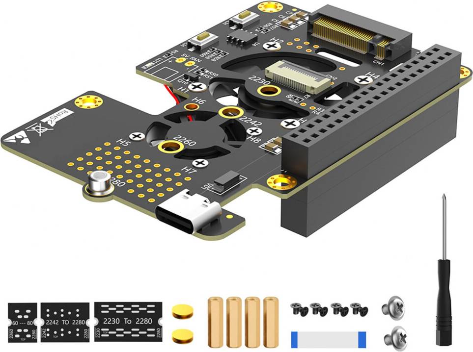 PCIe Adapter For MKey 2230-2280 SSD