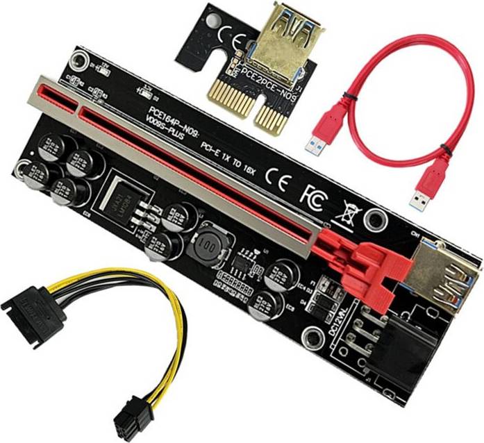 Exogio VER009S PCI-E Riser Card USB 3.0