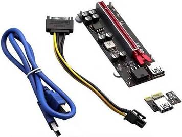Sodial Pci-e Riser Card Adapter X1 To X16 Extender