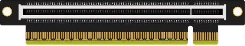 Pcie 5.0 riser PCIe 5.0 X16 Riser Rechtswinkel Adapterkarte