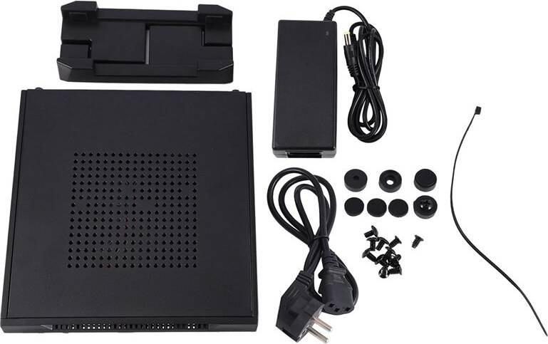 Mini itx chassi Mini-ITX Slim HTPC Chassi Vertikalt