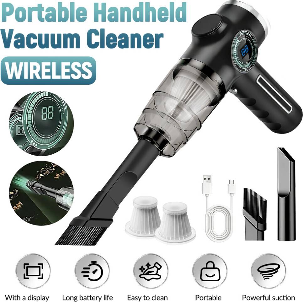 Vacuum Mini Handheld Car Cleaner