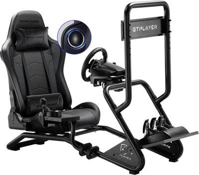Racing simulator cockpit Luckracer Racing Simulator Cockpit With Seat