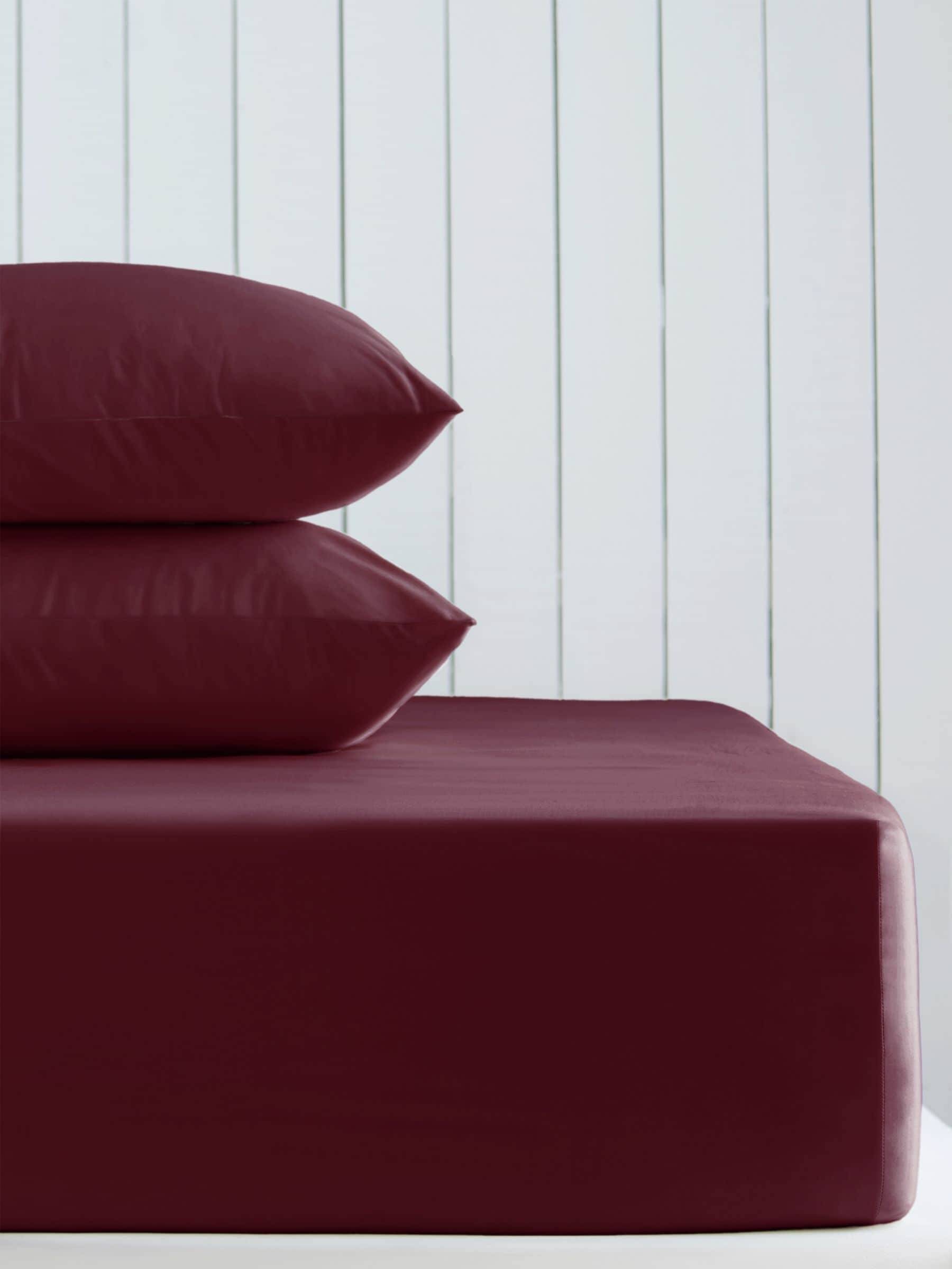 NEXT Drap De Lit Riche En Coton Drap Rouge