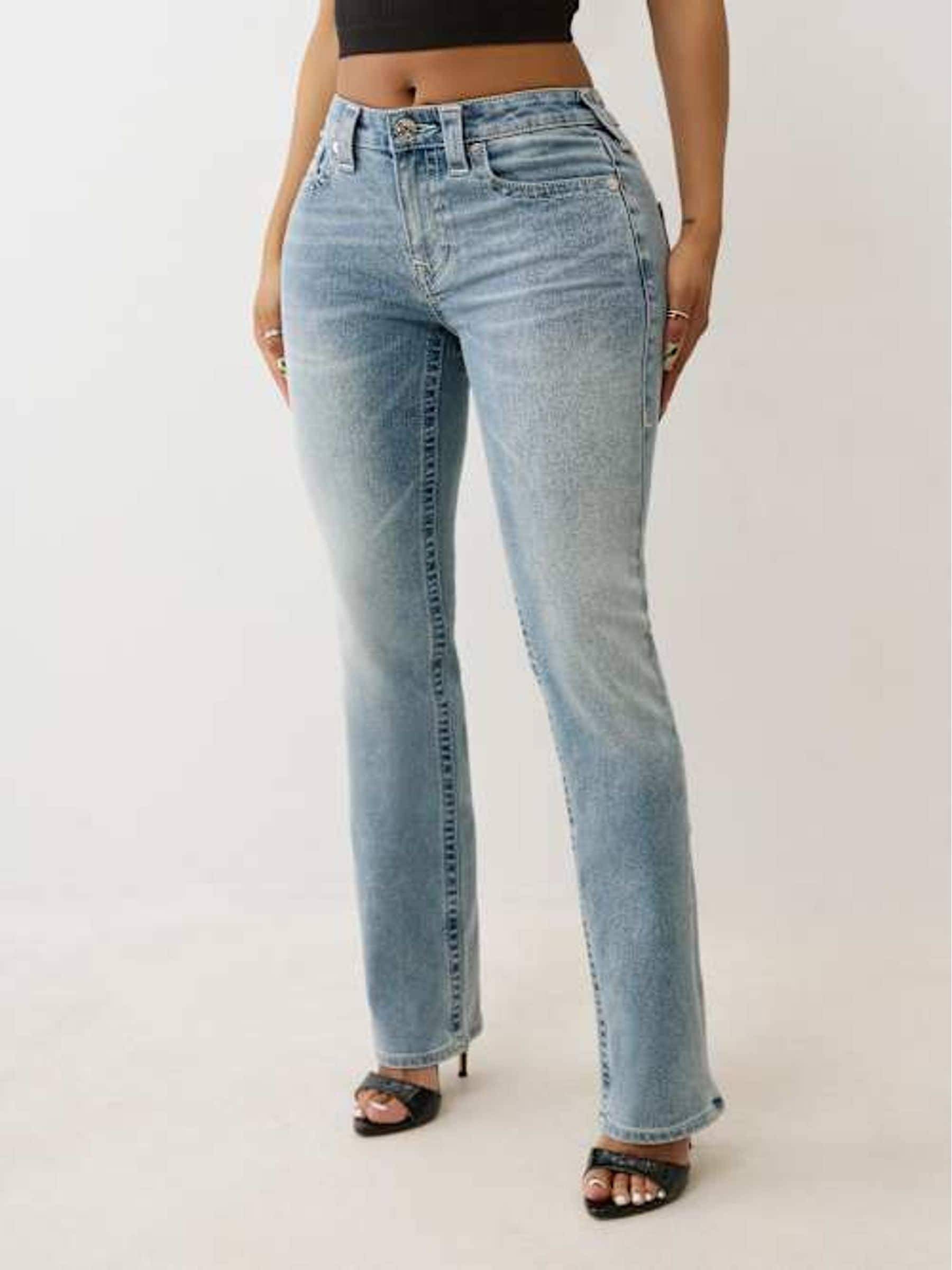 Billie Mid Rise Straight Jean - Blue