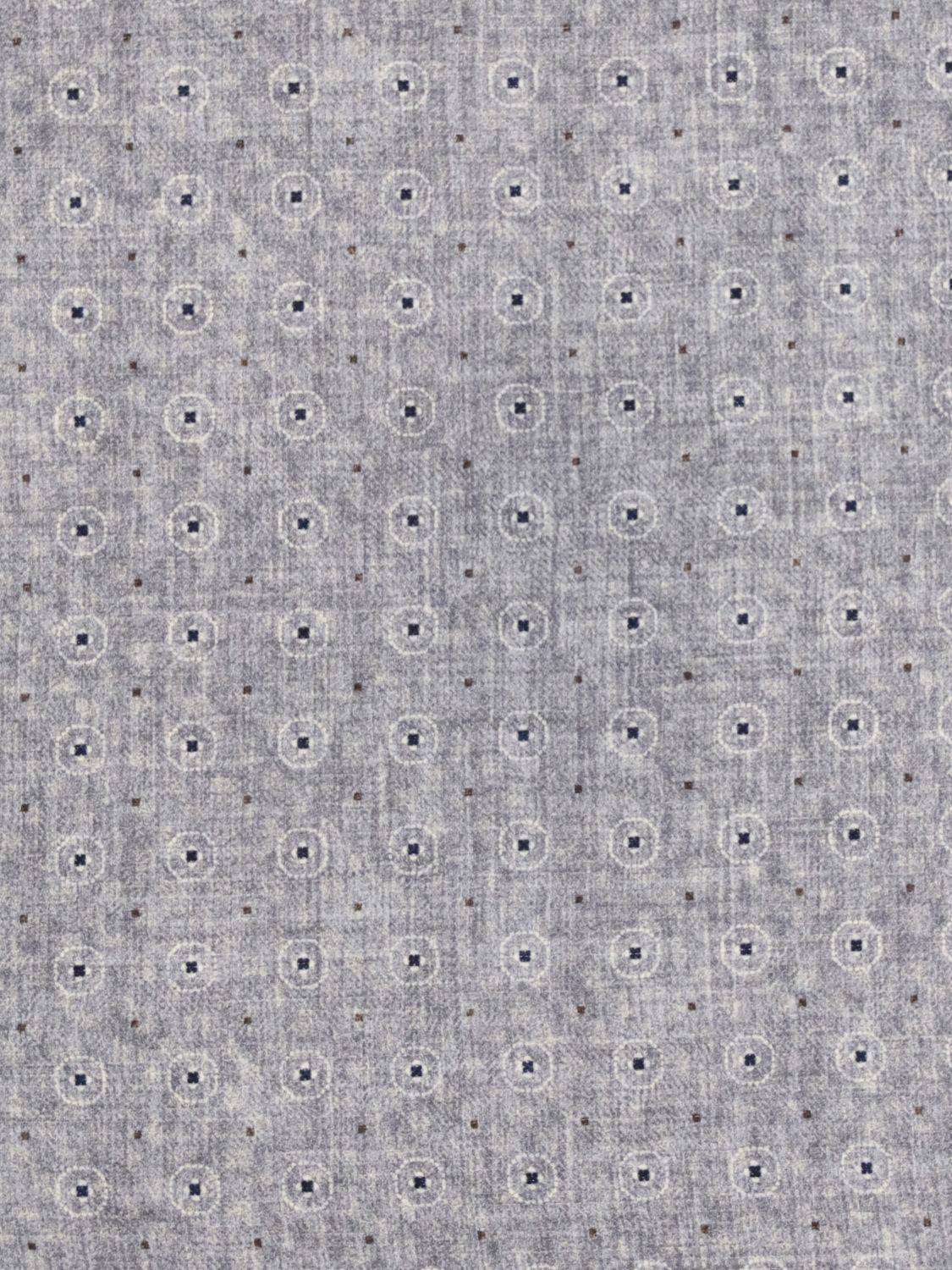 Geometric Pattern Silk Pochette -