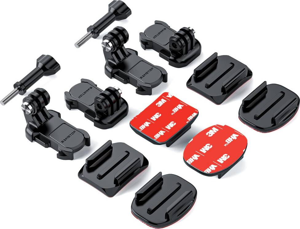 Helmet Sticky Mounts Adhesive Buckle Mount Screw Accessory Kit