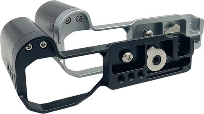 Camera L Bracket Hand Grip Silver
