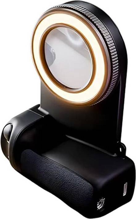 Camera stabilizer Torribaly Smartphone Camera Shutter Grip Stabilizer LED Fill Light