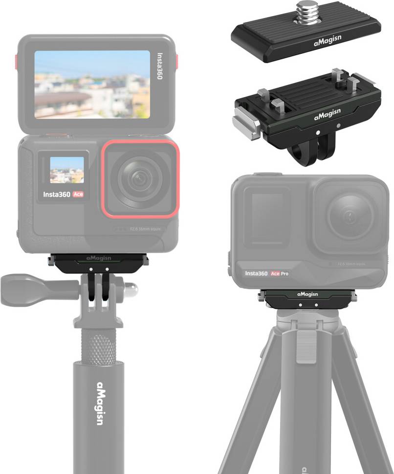 Ultra Compact Action Camera Mount Magnetic