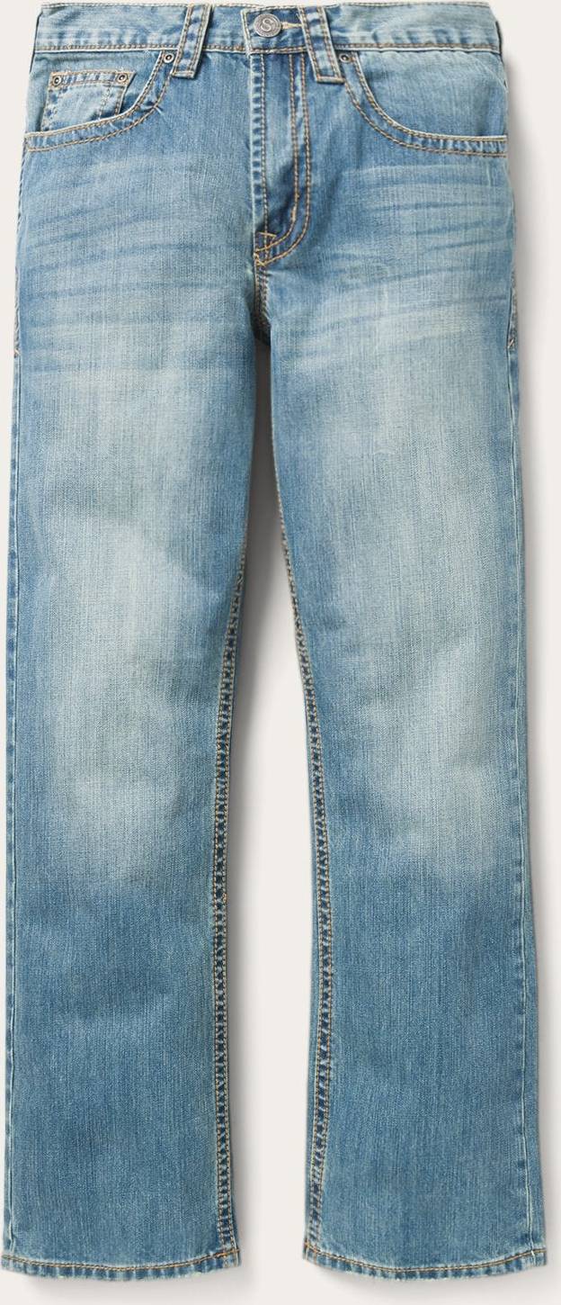 Medium-Rise Bootcut Jeans - Light Wash