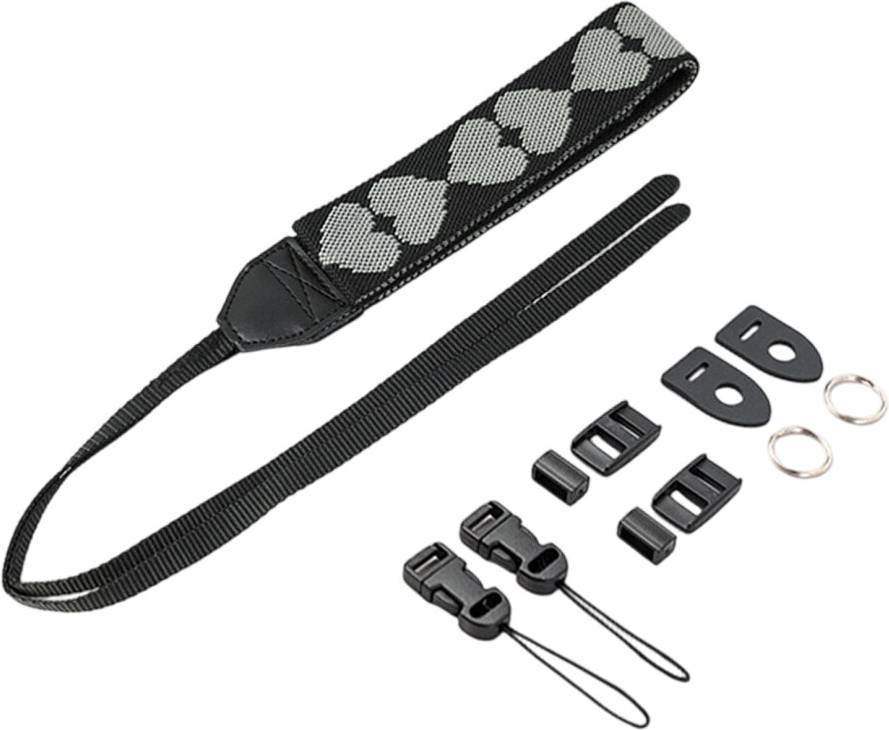 Adjustable Camera Shoulder Strap With Heart