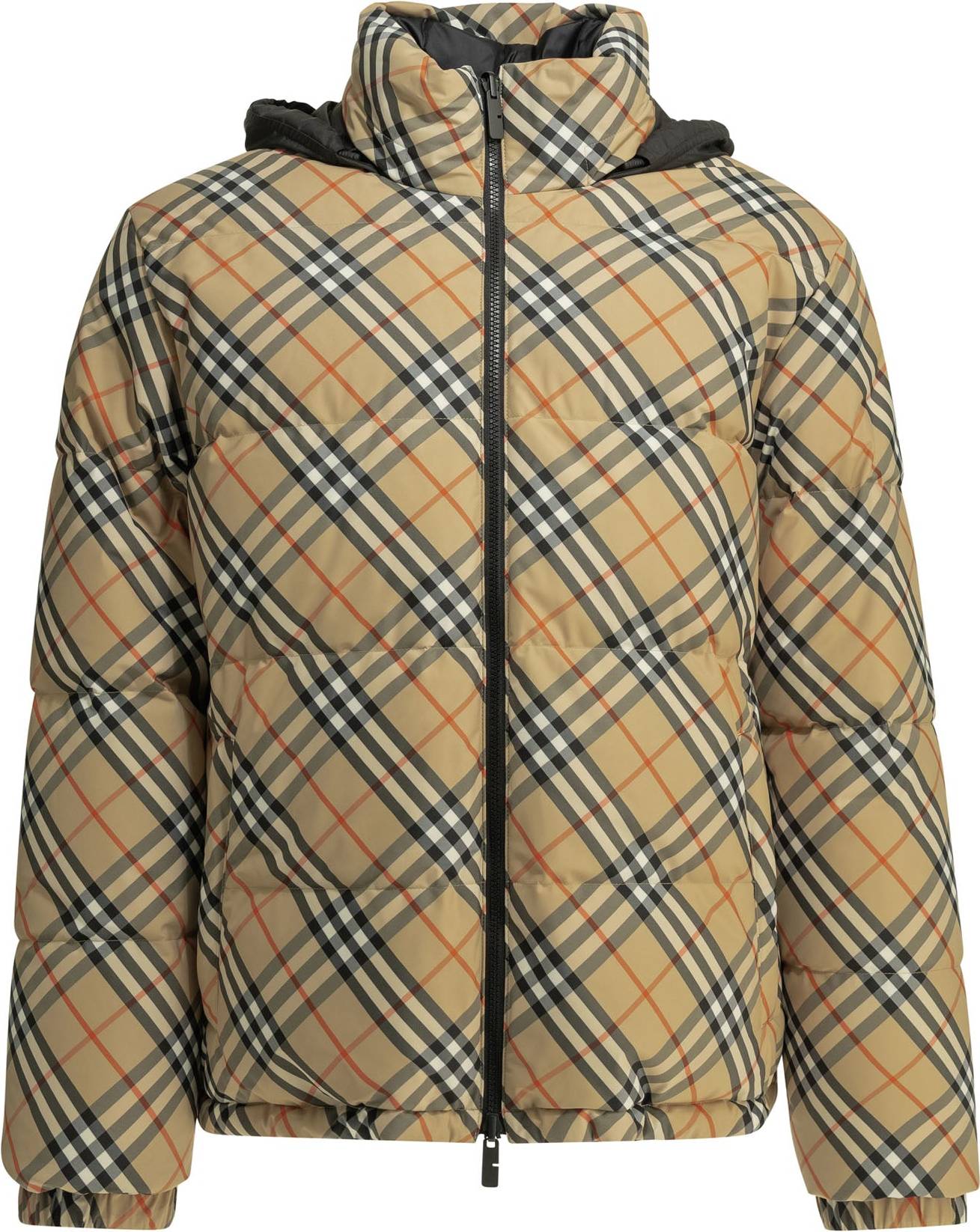 Burberry Reversibel Rutig Nylon Pufferjacka -