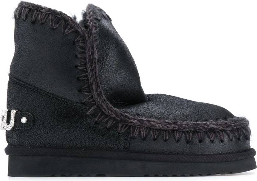 Mou Eskimo 18 Rhinestones Boot - Sort
