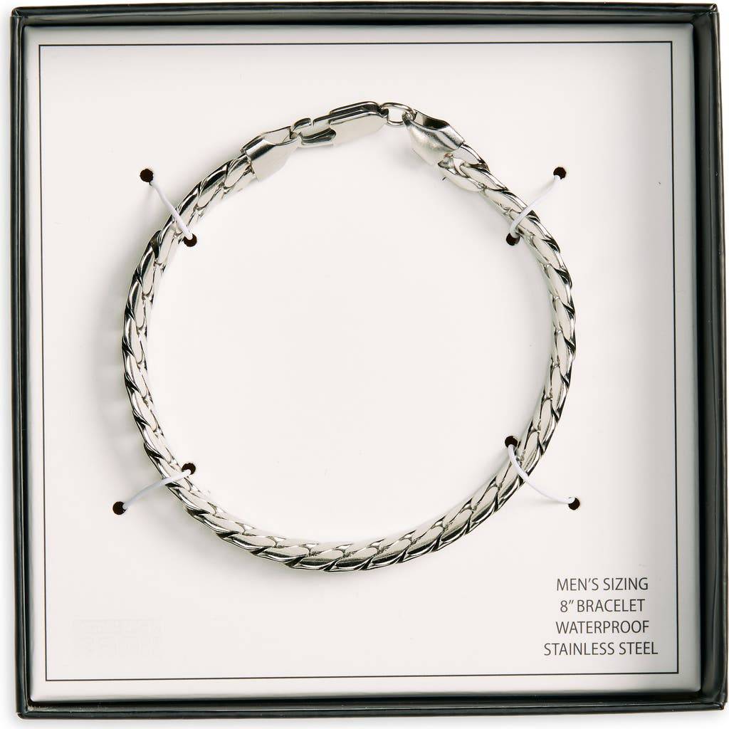 Silver mens chain Nordstrom Rack Cuban Chain Bracelet Silver