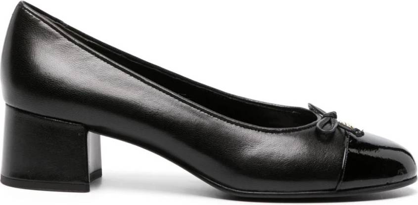 Tory Burch Sløjfe Cap Toe Pumps - Sort