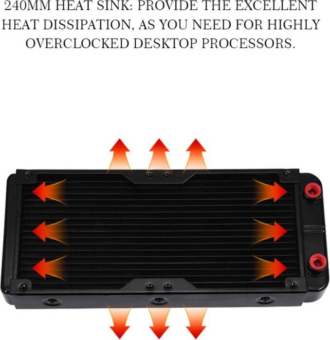 Dual Radiator CPU Water Block Pump Kit
