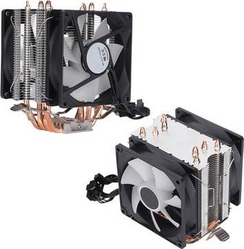 Computer Cpu Cooling Fans Rgb 90mm 4 Heatpipes