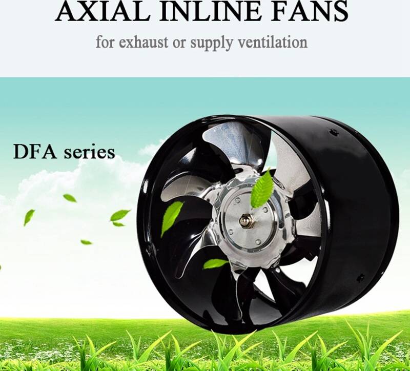 DFA Axial In-Line Fläkt 6"