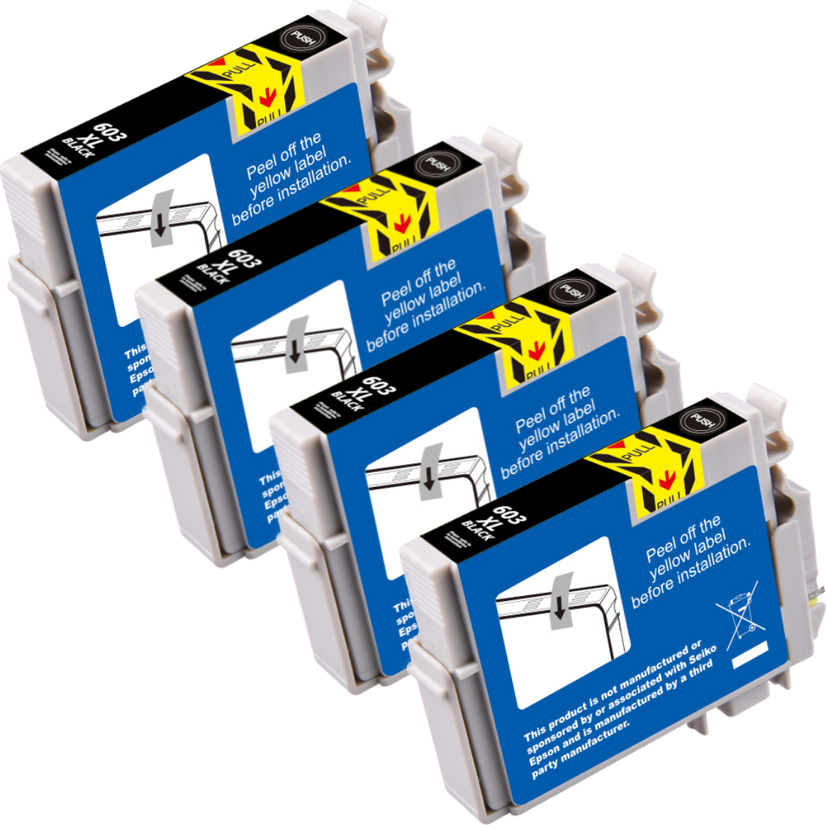 Compatible Epson Expression Home XP-4105 Multipack Ink Cartridges Black