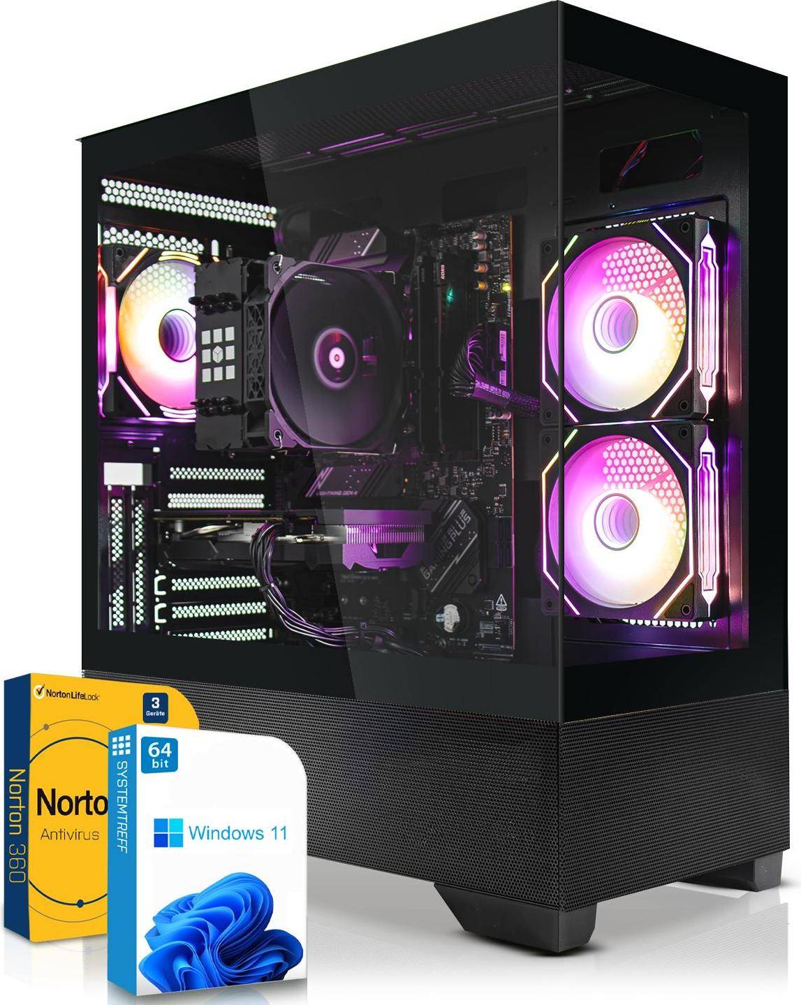 Amd radeon rx 9070 Systemtreff High End Gaming PC Ryzen 7 7700 AMD Radeon RX 9070 XT