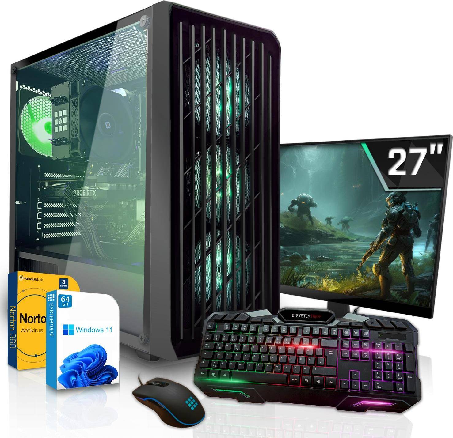 Ryzen 5 5600 Systemtreff Gamer Komplett Paket Ryzen 5 5600 AMD Radeon RX 9060 XT