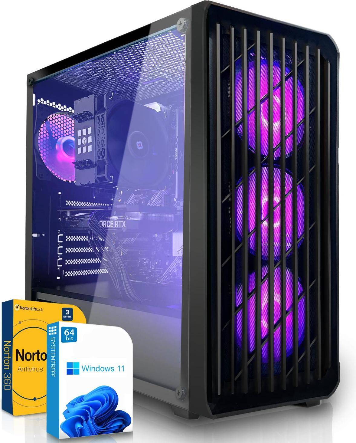 Amd radeon rx 9060 xt Systemtreff Gaming PC Core i7 12700K AMD Radeon RX 9060 XT