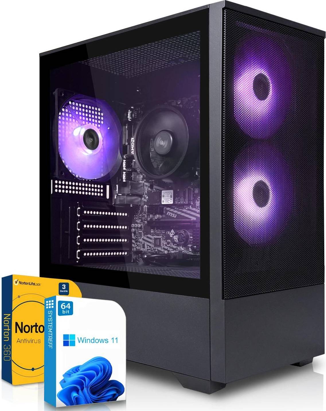 Systemtreff Gamer Rechner Core i5 14400F Desktop PC