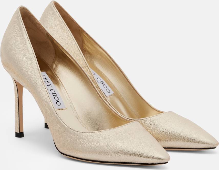 Jimmy Choo Romy Spids Pumps Læder - Grå