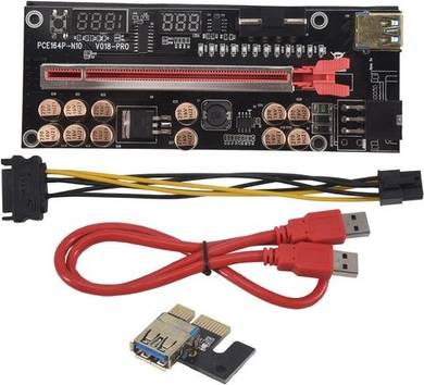 Sodial Ver018 Pro Pci-e Riser Card Usb 3.0 Cable