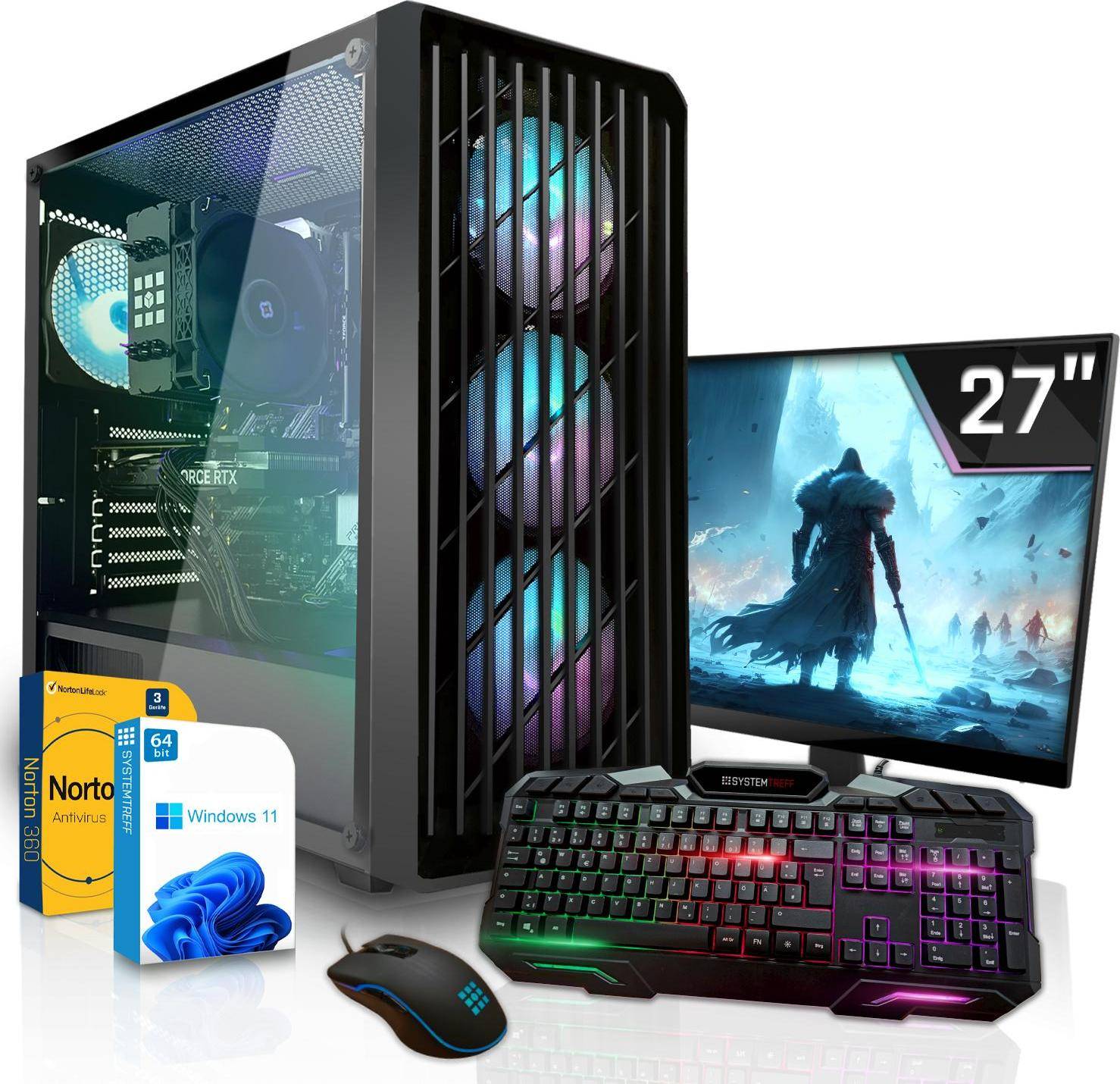 Ryzen 5 5600 Systemtreff Gamer Komplett PC Ryzen 5 5600 AMD Radeon RX 9060 XT