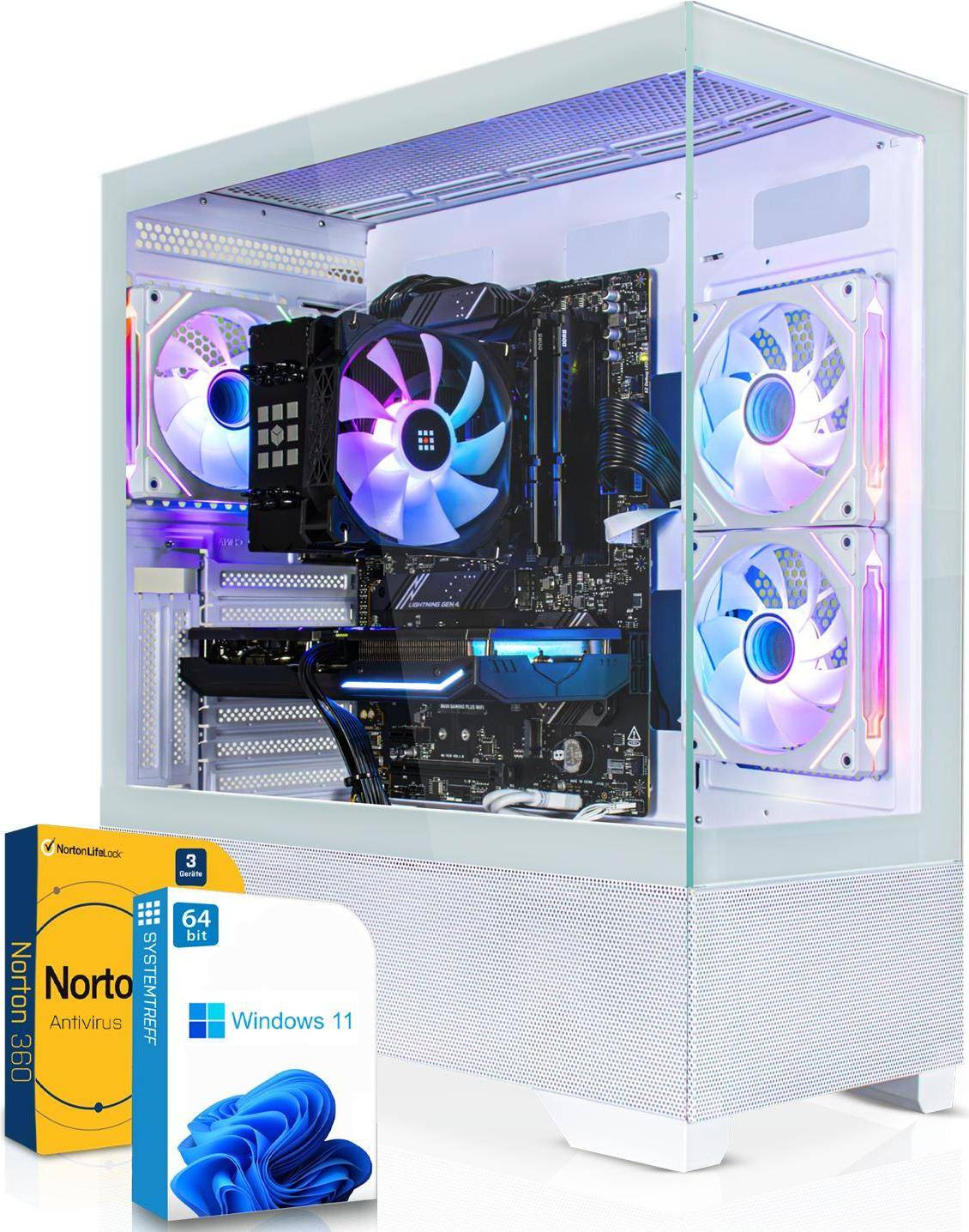 Amd radeon rx 9060 xt Systemtreff Gaming PC Core i5 13600KF AMD Radeon RX 9060 XT