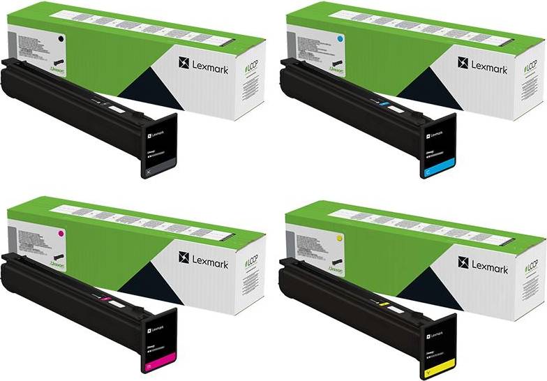 Lexmark XC9645 Printer Toner Cartridges Multipack - Multicolor