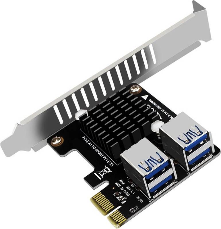Kepptory PCI Express 4 PCIe Riser Card