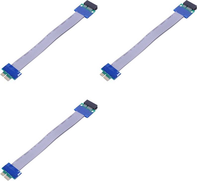 Typecat 3X PCI-Express PCI-E Riser Card Flex Extender Cable