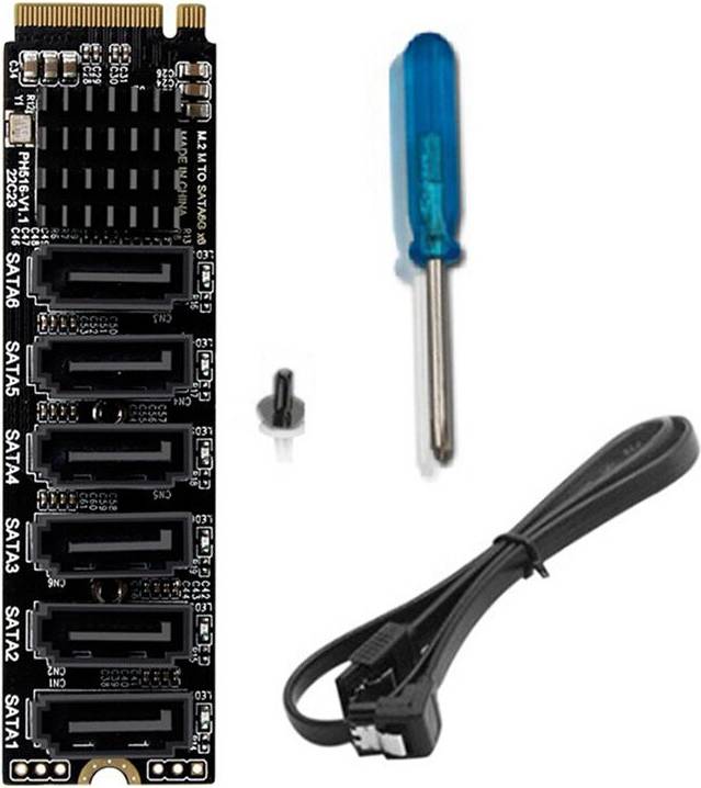 Typecat 4X M.2 MKEY PCI-E Riser Card
