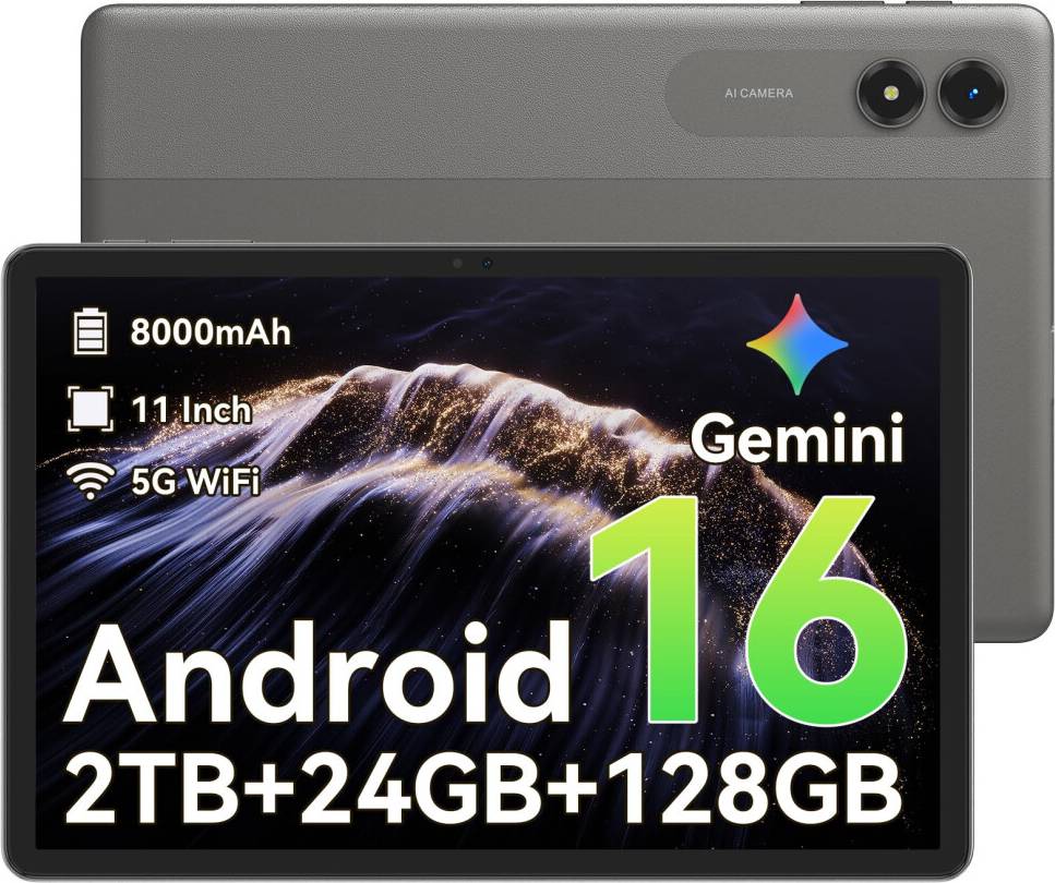 TABWEE T7250 11 Inch Android 16 Tablet