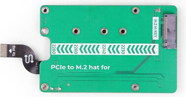 Tlily PCIe to M.2 Hat for Raspberry Pi 5